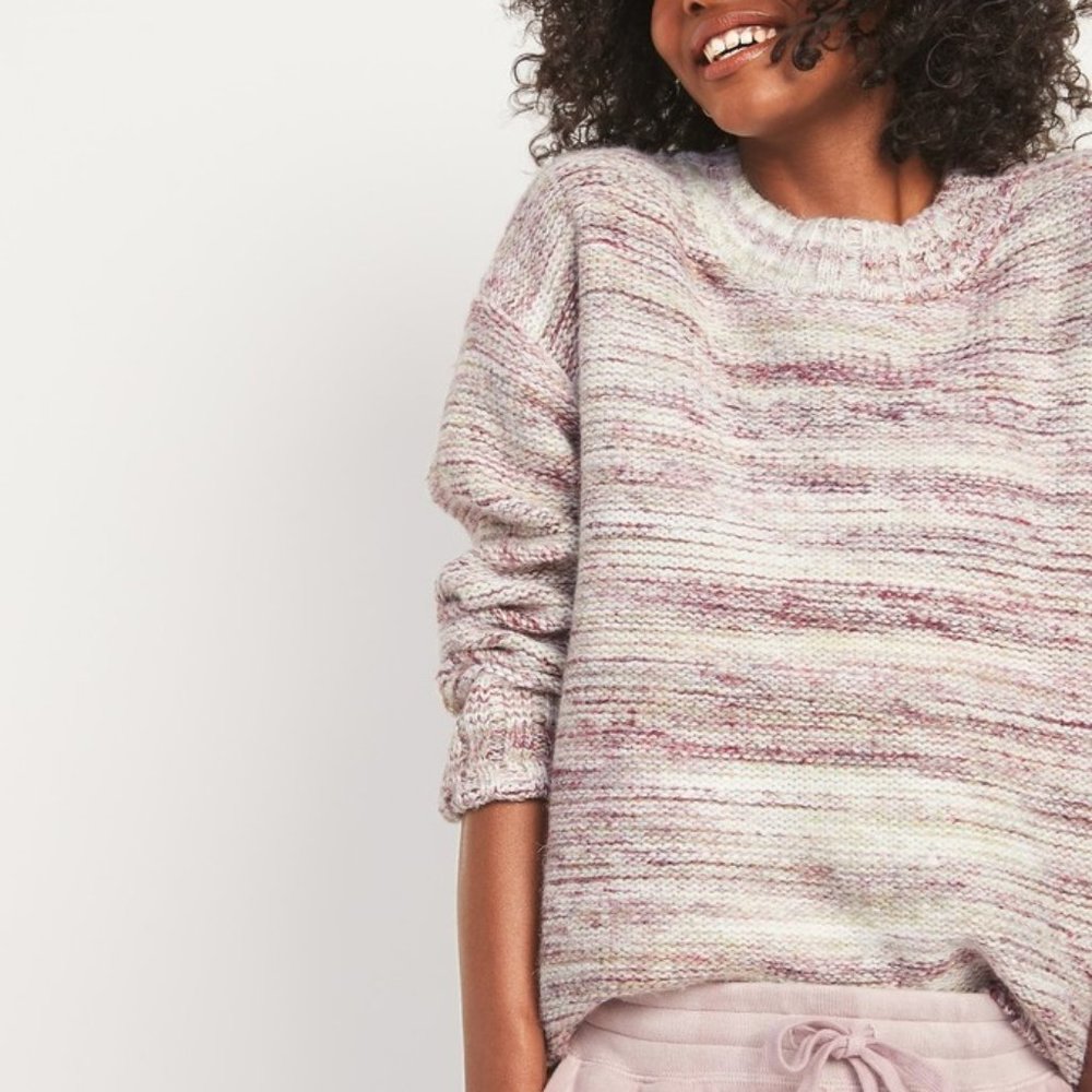 Oversized Cozy Space Dyed Sweater